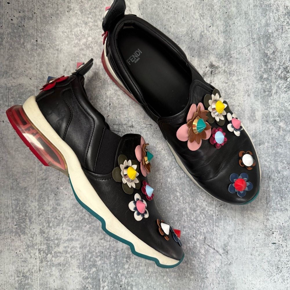 Fendi Flowerland Slip-on Sneakers 39